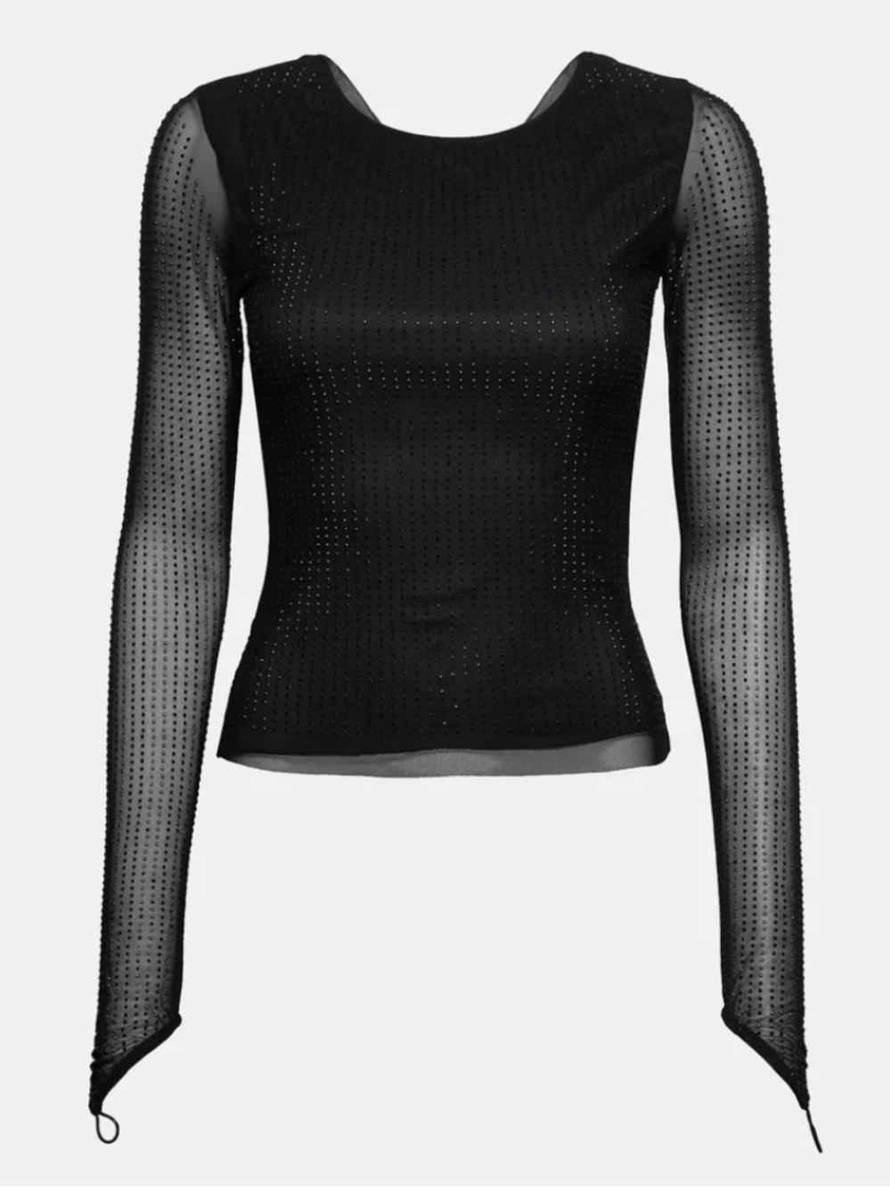 OW MESHA Rhinestone Blouse - Picture 6 of 12